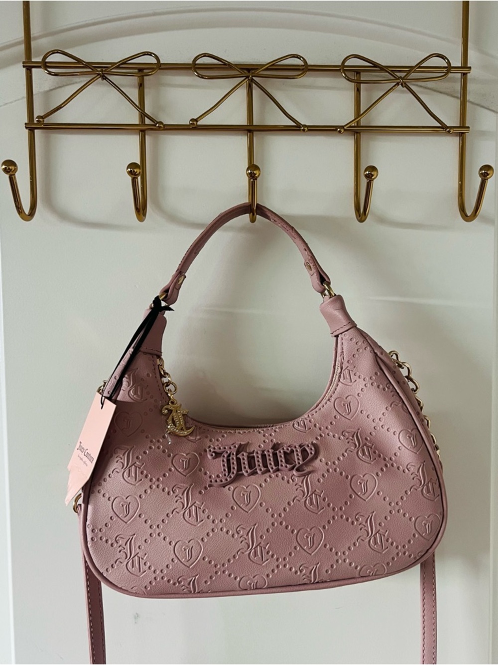 Juicy Couture Dusty Plush Pink Purse